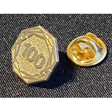 Pin med jubileumslogo
