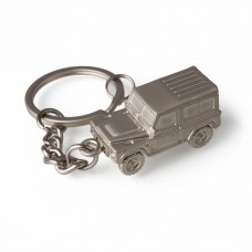 DEFENDER KEYRING SILVER